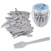 100pcs Pana Brand Cosmetic Make Up Disposable Plastic 2.5" Spatulas