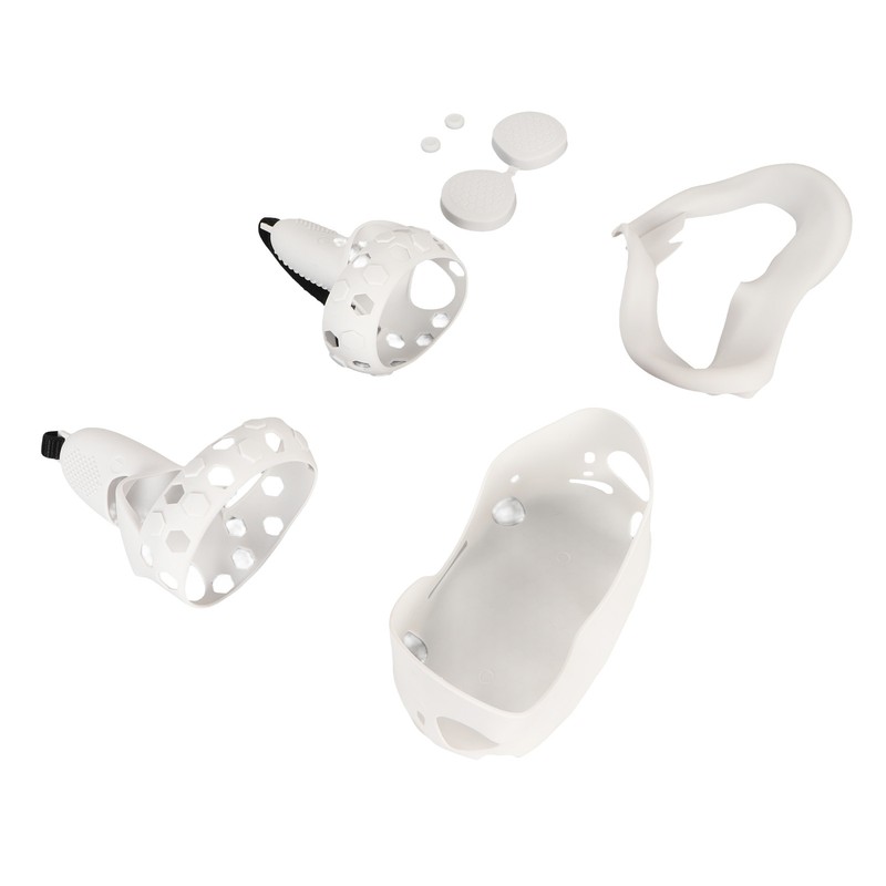 5 in 1 Silicone Cover Set for Quest 2 Includes