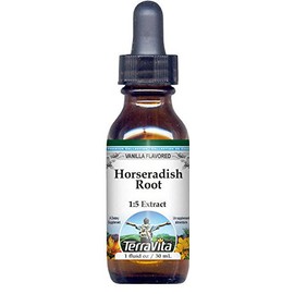 Horseradish Root Glycerite Liquid Extract (1:5) - Vanilla Flavored (1 oz, ZIN: 522599) - 3 Pack