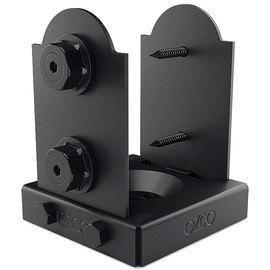 OZCO 54207 Laredo Sunset Lite 4x4 Post Base, (1 per Pack),Black