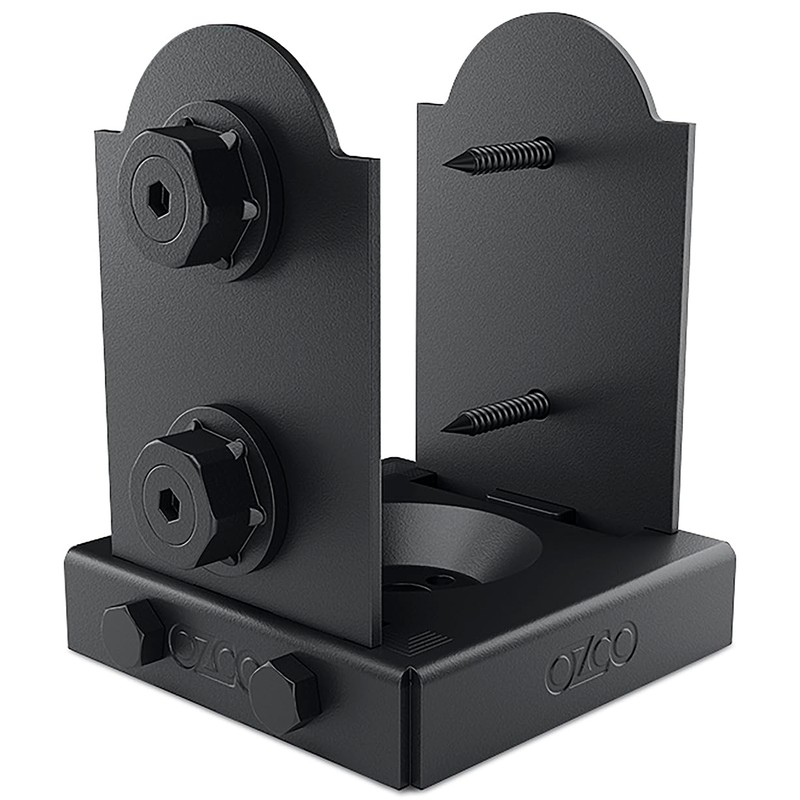 OZCO 54207 Laredo Sunset Lite 4x4 Post Base, (1 per