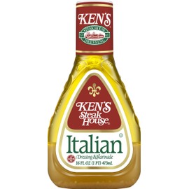 Ken's Steak House Italian Dressing & Marinade, Gluten Free, 16 oz.