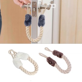 Ceeyoll Pack of 2 Door Cord Clamp Protection, Door Stopper Latch Cotton, Door Cords Door Stopper for Doors Pets and Children Finger Protection, and Children Finger Protection Door Slamming