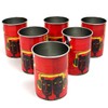 Havana Club Tin Cup, Red Drinking Cans, Havana Drinking Cups,