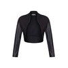DANAEST Women's Bolero Satin Festive Shoulder Jacket Long Sleeve 709,