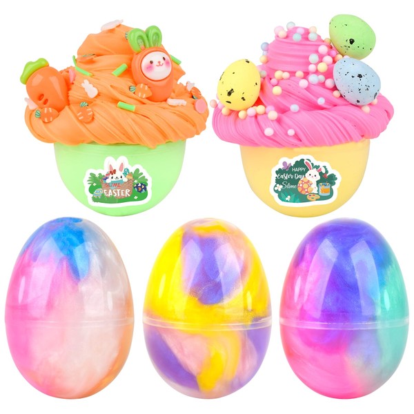 tuupowana Easter Basket Stuffers - 5 Pack Kit of Eggs