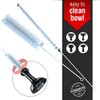 Juego de cepillos de cachimba para limpiar jarrones, botellas, etc