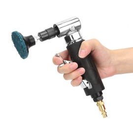 Right Angle Bar Grinder, 1/4 Inch 20000 RPM BSP 90 Degree Pneumatic Mini Rod Grinder Air Angle Polisher Air Grinding Tool Pneumatic Angle Grinder for Polishing