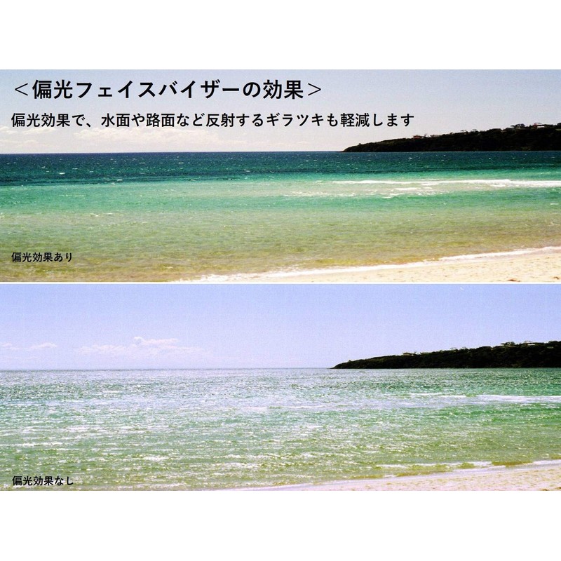 [Showa Koku] Polarized Face Visor, Denim