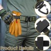 Ptenzor 9-Piece Nylon Glove Holders with Keychain – Tactical Glove