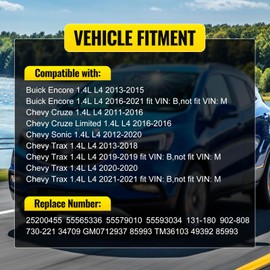 Upgrade Aluminium Thermostat Housing Assembly W/Sensors for Buick Encore 2013-2021,Chevy Cruze 2011-2016 Sonic 2012-2020 Chevy Trax 2013-2021 - Replaces 25200455 55565336 55579010 55593034 131-180