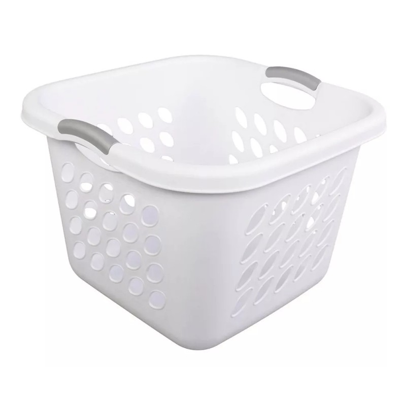 Sterilite Cesto Lavanderia Plástico Organizador Almacenamiento Blanco