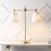 JONATHAN Y JYL3074A 31" Contemporary Farmhouse 2-Light Adjustable Library Lamp,