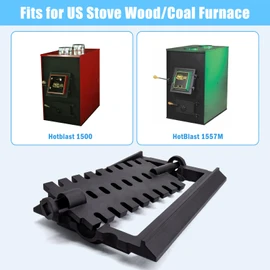 Adviace 40256 & 40257 Shaker Grate Frame Kit for US Stove Hot Blast 1500, 1557M, Ashley 22AF and Vogelzang Norseman 1500, 2500 Wood Coal Furnaces.