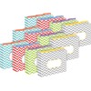 Barker Creek Beautiful Chevron Designer File Folders on 14pt Stock,