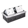 Pop-up Floor Outlet, Double Pop-up Floor Box with 20A Socket