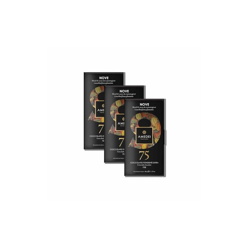 Amedei Nove Chocolate Bar | 3-Pack