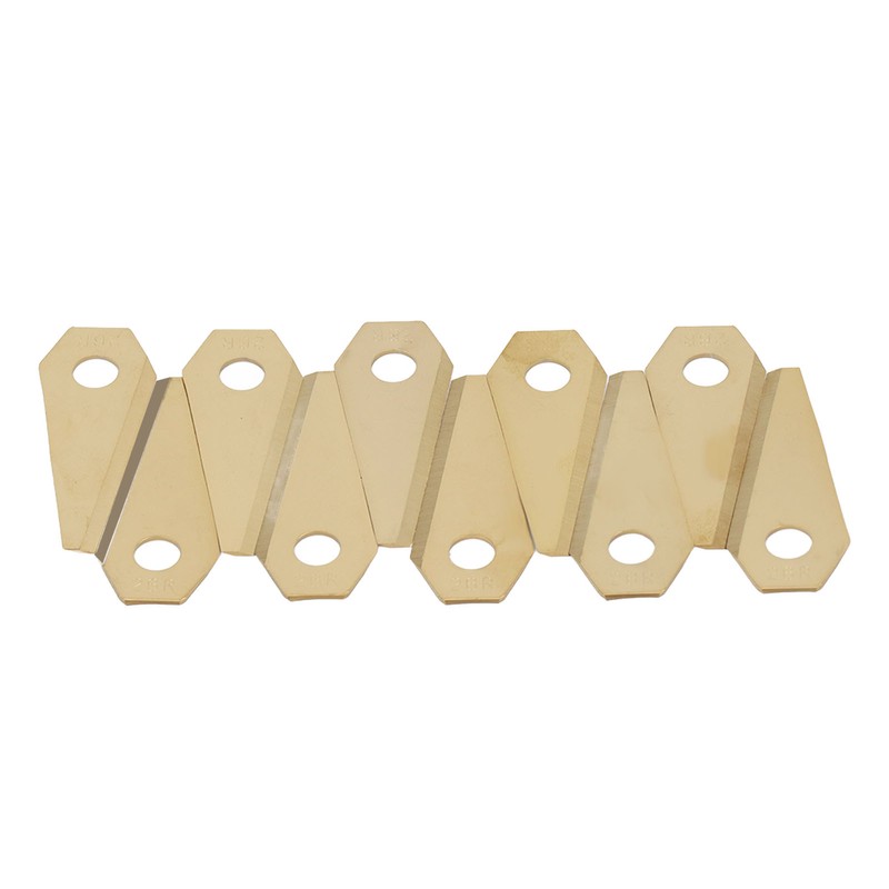 30pcs Robotic Lawnmower Blades Titanium Sturdy Practical Robot Mower Blades