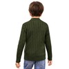 Zhaovi's Toddler Boys Girls Sweater Twisted Knit Cable 1/4 Zip