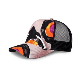 Djinns - Paintdots Trucker Cap Mesh Cap Hat Cap Hat Caps, Black/Orange/Purple