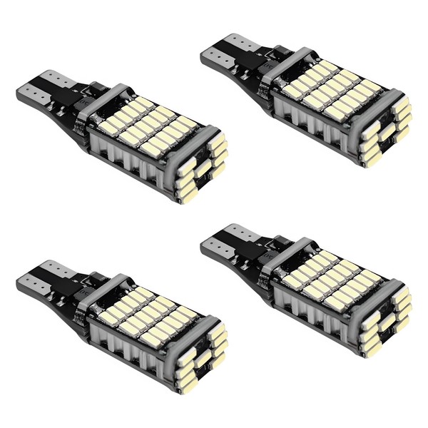Wevdn 4 PCS LED Reverse Lights, T15 4014 45SMD Back