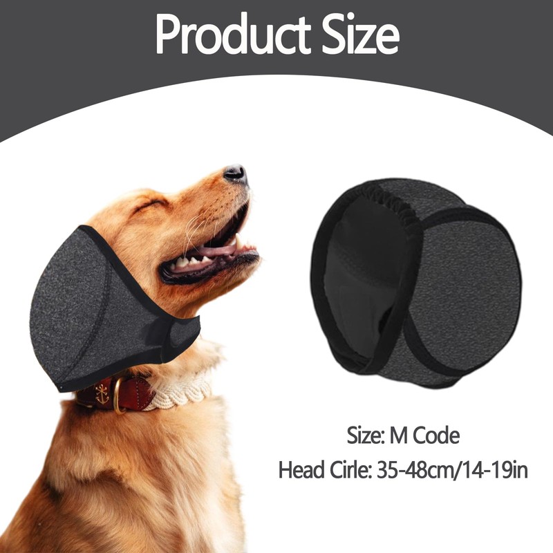 1Pc Dog Ear Protectors, Dog Snood, Waterproof Adjustable No Flap