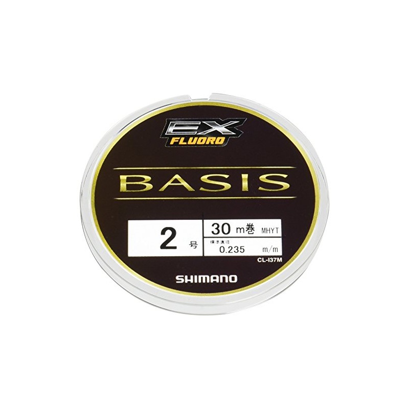 シマノ(SHIMANO) ハリス ベーシック EX フロロカーボン 30m 2.0号 ピュアクリア CL-I37M 釣り糸