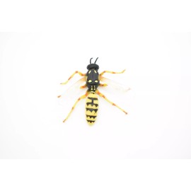 Safari LTD Hornet, Killer, Wasp, Insect, Very Realistic Rubber Model, Hand Painted Toy 3.5"