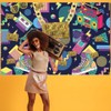 HGSHUO Photo Background Disco Party Decoration Photo Props 70s 80s
