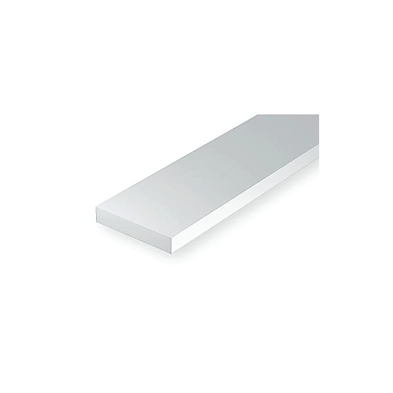 Evergreen Styrene Strip 0.40 x 1.0mm (.015 x 0.040")