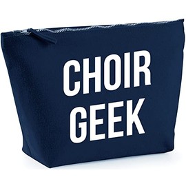 Hippowarehouse Choir Geek printed make up cosmetic wash bag 18x19x9cm