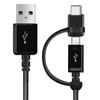 VOLT PLUS TECH Dual USB-C + MicroUSB [2Pack] Switch Cable