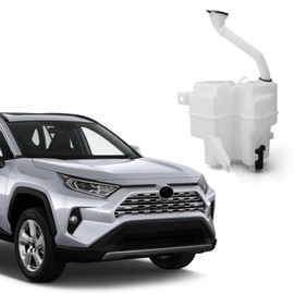 Windshield Washer Reservoir Tank Compatible with 2019 2020 2021 2022 Toyota RAV4 with Washer Pump/Filler Neck/Cap/Fluid Level Sensor, Replacement for 85315-42460 85315-0R060 85315-42450
