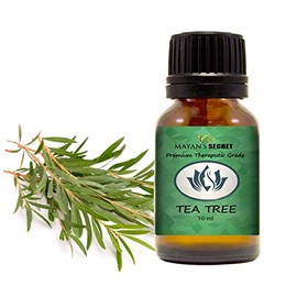 Tea Tree Essential Oil 100% Pure,Undiluted, 10ml Glass Amber Bottle