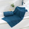 sense gnosis Blue Navy Hand Towel Set of 2 Ribbed