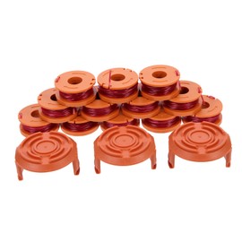 BESPORTBLE 1set Mowing Trimmer Rope Grass Eater Strings with Caps for Electric Trimmers Replacement Line for Lawn Care and Garden Maintenance