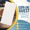 Rectangle Cloth-Like White Napkins, 40 Pack Fancy Paper Napkins, 22"