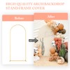 Ainiv Ainiv Wedding Arch Cover, 7.2FT Spandex Fitted Wedding Arch