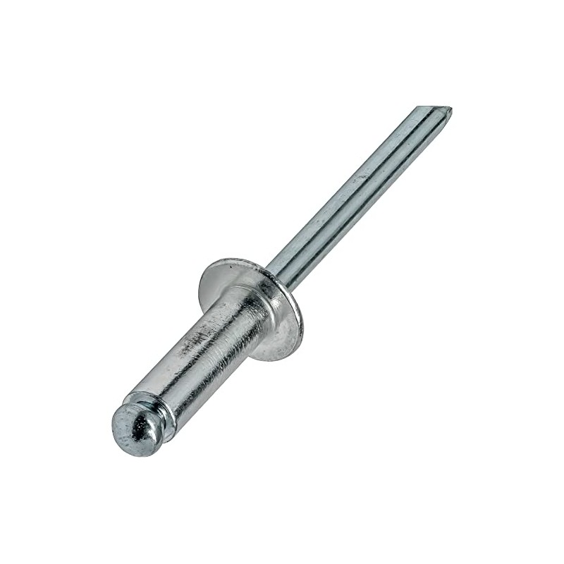 Pop Rivets 3/32" x 1/8" Aluminum Body Steel Mandrel Dome