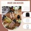 Tioncy 3 Pcs 50ml Empty Glass Roller Bottles Deodorant Roll