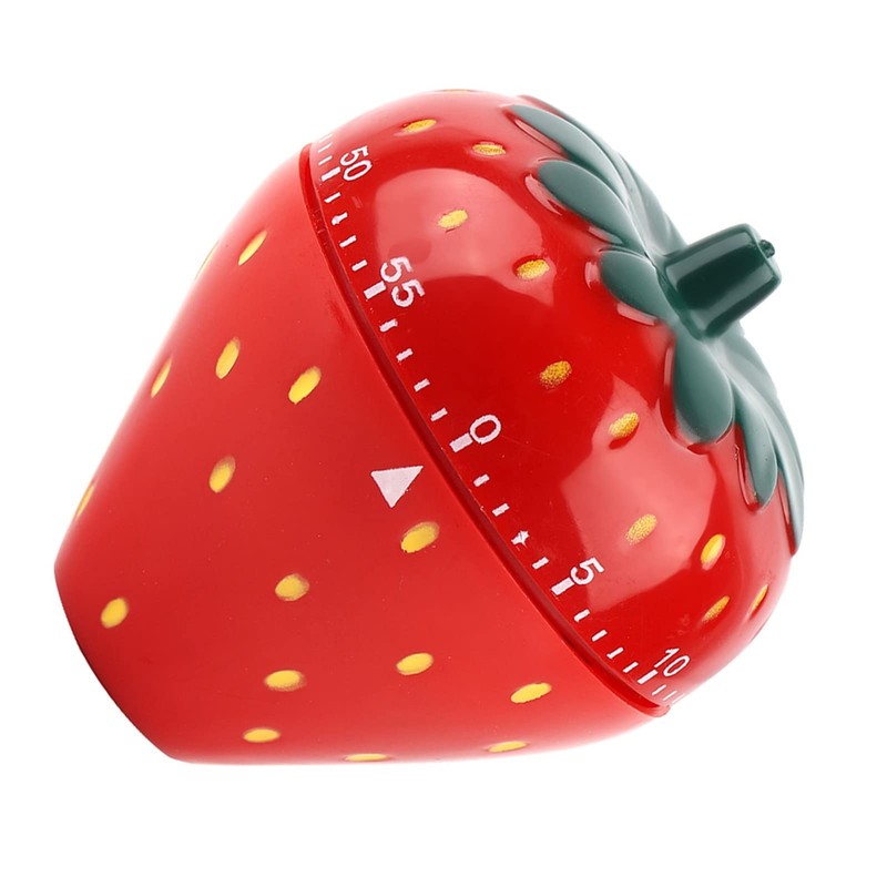 Milltrip Strawberry Shaped Timer, Mechanical Kitchen Cooking Timers