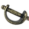 NOVELTY GIANT WWW.NOVELTYGIANT.COM Plastic Pirate Cutlass Sword Costume Accessory Silver,