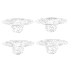 Cionyce 4 Pack Mesh Sink Drain Strainer 2.8 Inch Basket Filter Trap Stainless Steel Basin Floor Drain for Kitchen, Bathroom