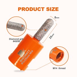 Diamond Joint Cutter 8 mm x 25 mm for Angle Grinder for Cleaning and Removing Mortar Cement Pen.