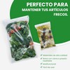 MARCPRINT Set of 100 automatic re-utilisables in plastic transparent de