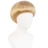 BESTBEL Blonde Bowl Cut Wig for Men Short Blonde Mushroom