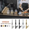 WINKEAR Brass Kitchen Faucet with Pull Down Sprayer, 3 Sprayer