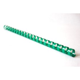 Bind2Go Green Plastic Comb 21 Rings A4 25x (6mm)