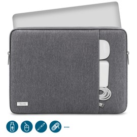 TECOOL 13 Inch Laptop Case Sleeve Compatible with MacBook Air 13 13.6 inch M3/A3113 2024 M2/A2681 M1/A2337 2022-2018, Macbook Pro 13 inch M2 M1 2022-2017,Protective Macbook case Sleeve, Dark Grey