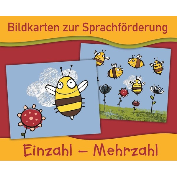 Einzahl - Mehrzahl (Bildkarten zur Sprachförderung)